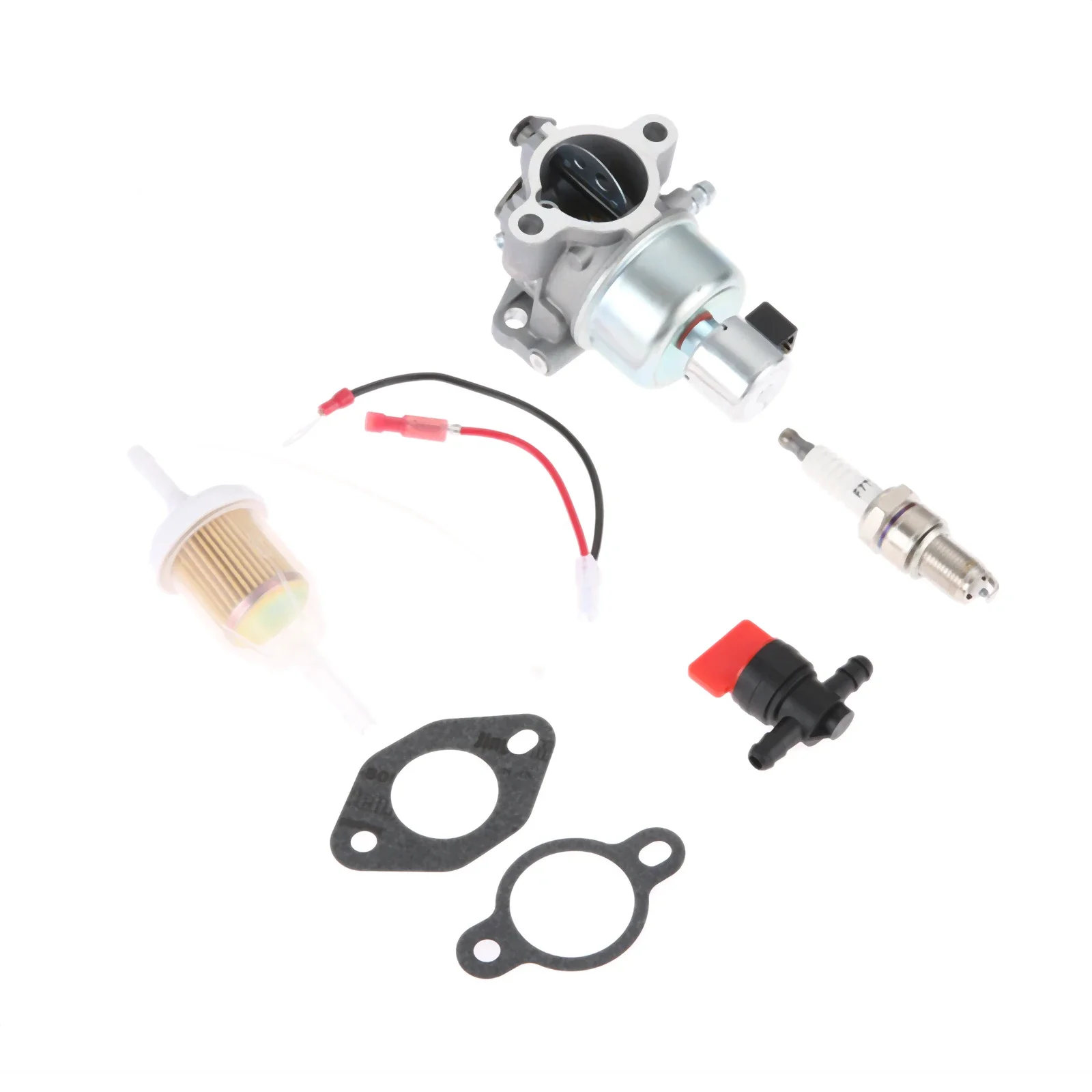 1 Set Carburetor with Fuel Filter Tune Up Kit 20-853-33-S for Kohler Courage CV Series CV490 CV491 CV492 SV Series SV470 SV480