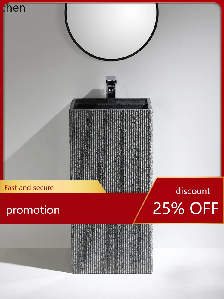 

Умывальник HT Hui из камня, напольный, колонного типа, для двора и уличного бассейна