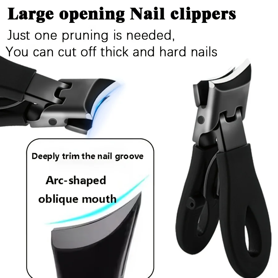 Zestaw do pielęgnacji paznokci dla wrastających i grubych paznokci - Wytrzymały zestaw obcinaczy z pilnikiem do paznokci, obcinaczami do skórek i narzędziami do pielęgnacji - Klasa