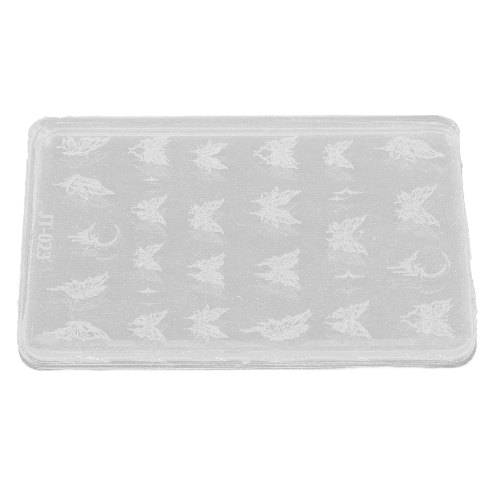 3D Silicone Nail Art Mold with Embossed Design for Bohemian Style DIY Manicure Baking Clay Craft Decoration Nail Charm Mold