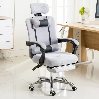 Ergonomic Mesh Office Chair Factory Customize Adjustable Double Pillow Design Mesh Seat Office