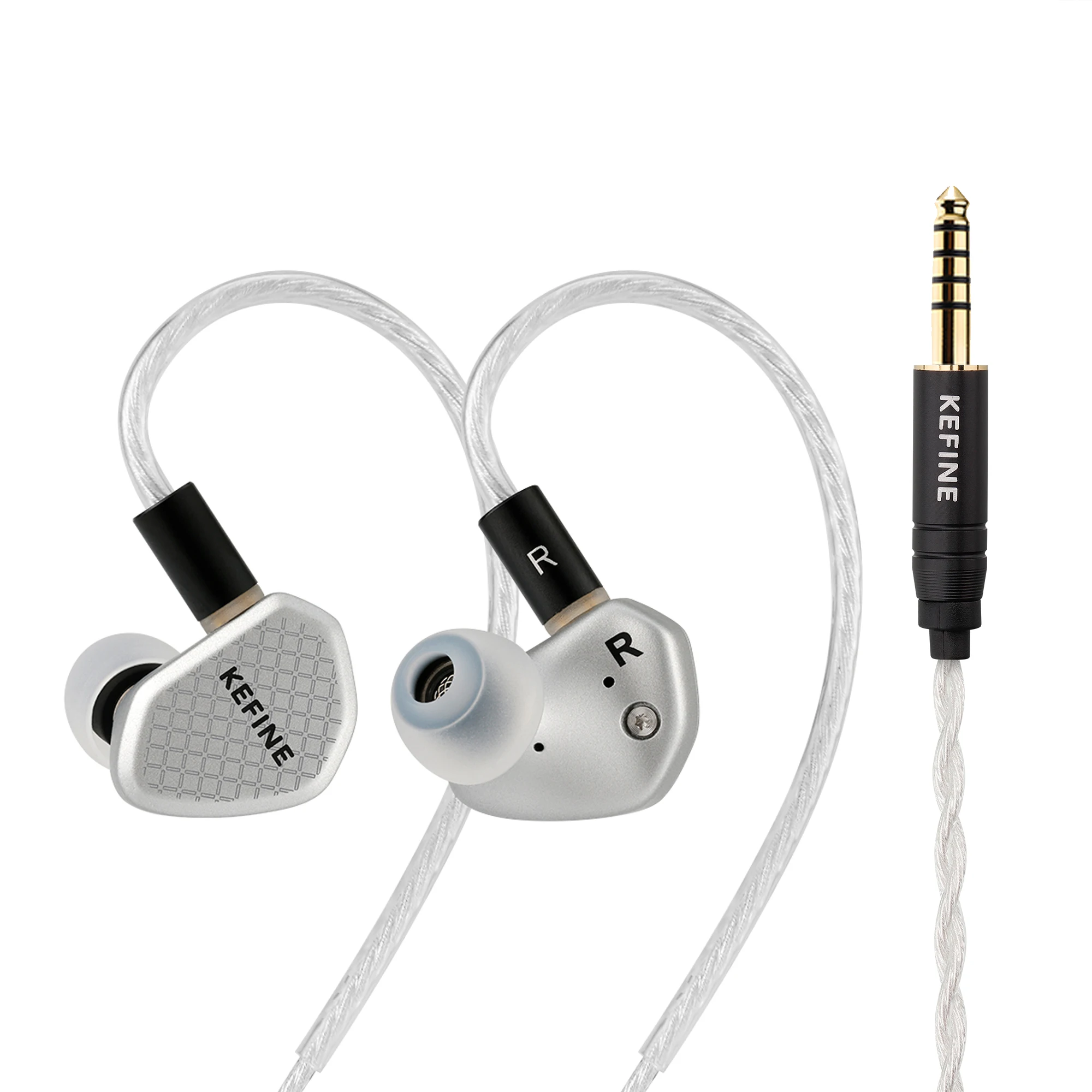 KEFINE Klean SV 10mm DLC Diaphragm Dynamic Driver Hifi Wired IEM Earphones with Metal Housing & Detachable 0.78mm 2pin image 3