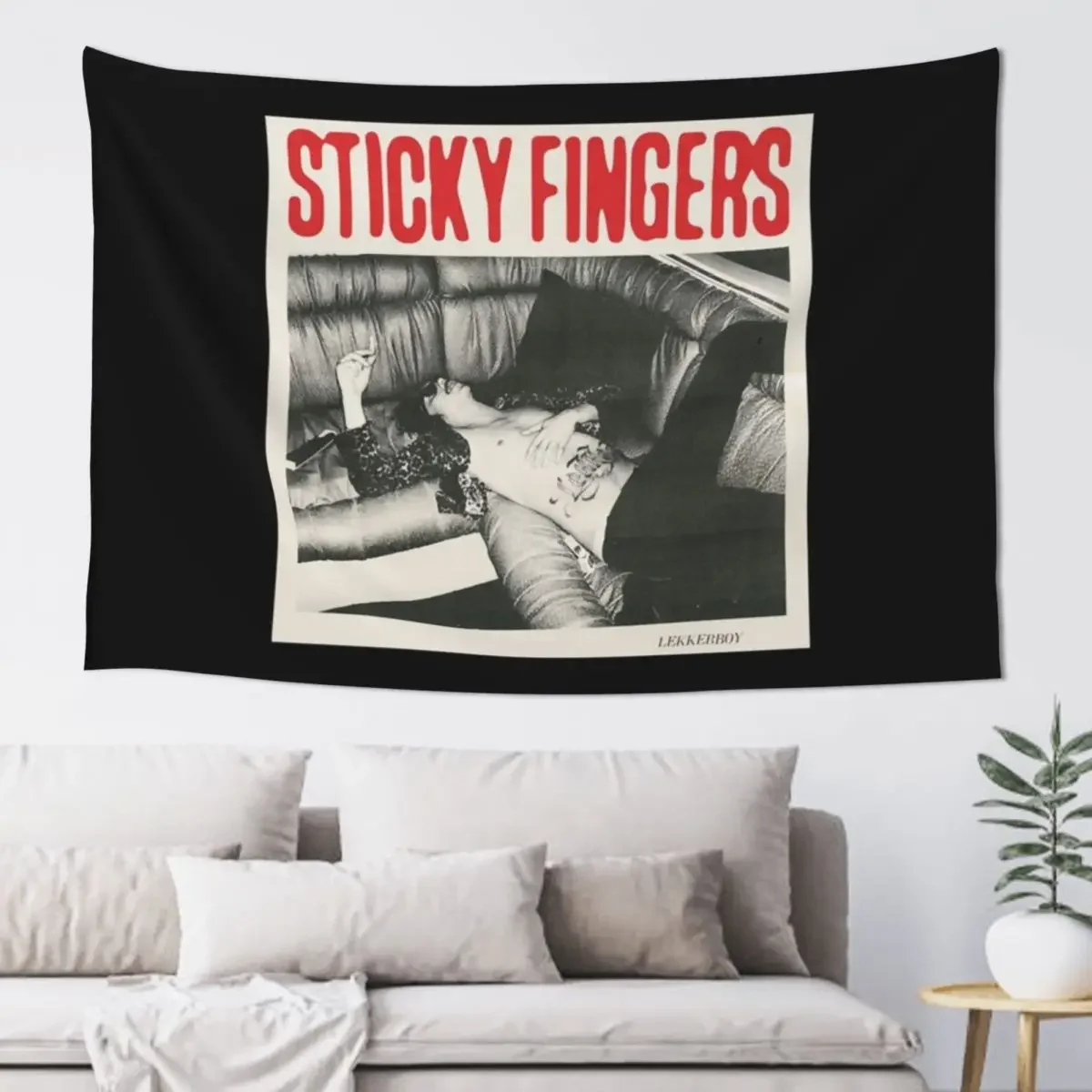 Sticky Fingers Lekkerboy Sleep After Drunk Tapestry Decorations For Room Wall Hanging Decor Tapestry