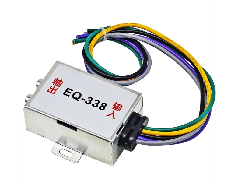 High-fidelity passive two-channel car subwoofer audio system high-to-low frequency converter diy car audio modification