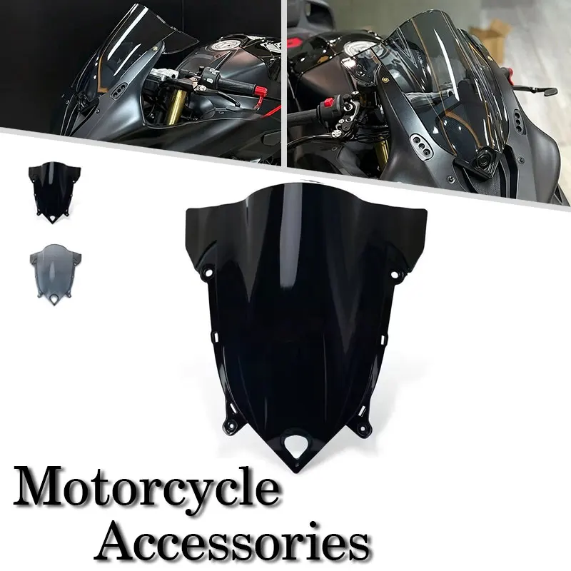 

For QJmotor srk600rs srk800rr SRK600RS SRK800RR Motorcycle Double Bubble Windscreen Screen Wind Deflectors Windshield Accessori