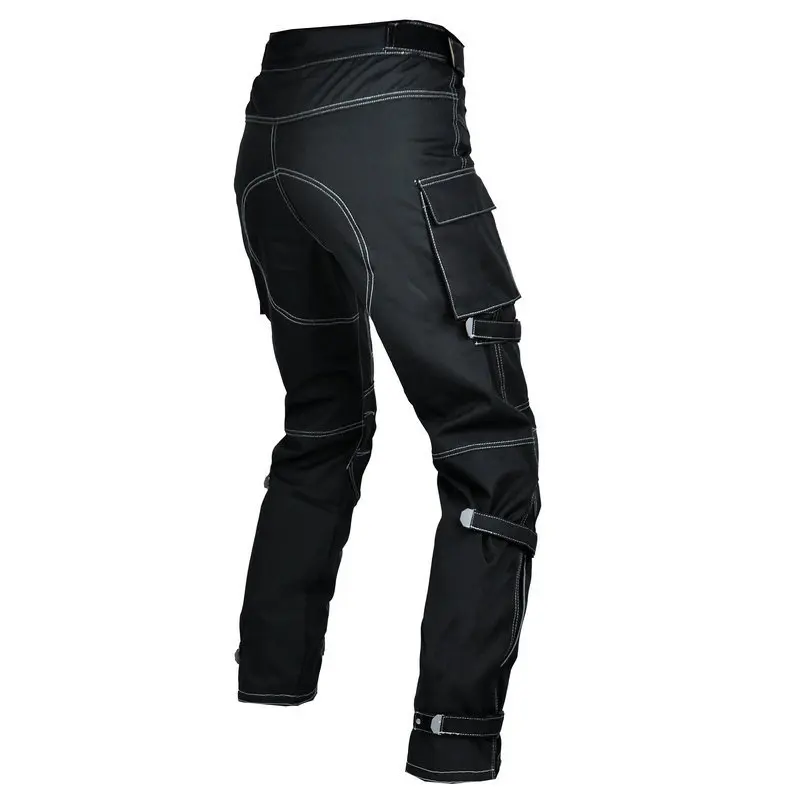 Pantalon d'équitation de moto anti-chute, pantalon de moto taille haute, imperméable, protection Oxford grill, 4 saisons