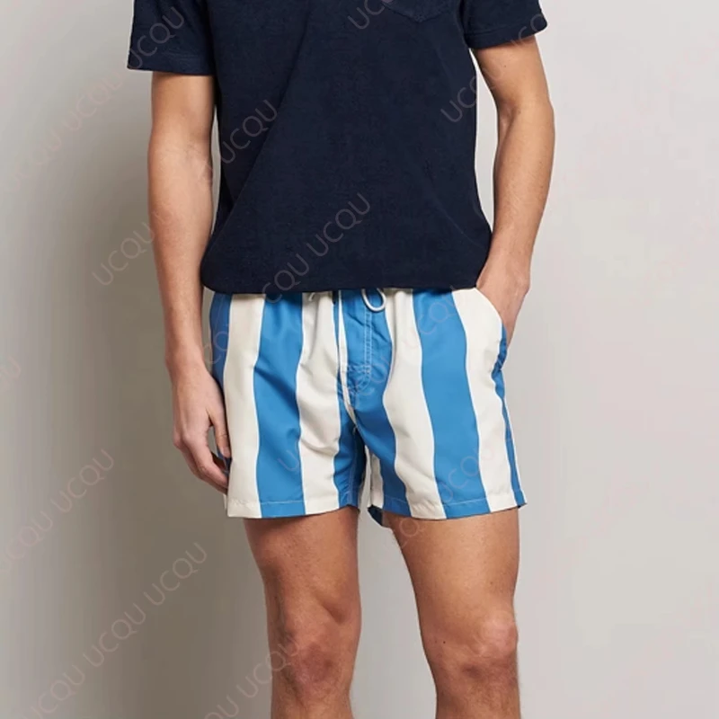

2526 Waver Printed Swimshorts Fashion Beach Shorts Summer Loose Luxury Swimwear Adults and Kids Sports Shorts