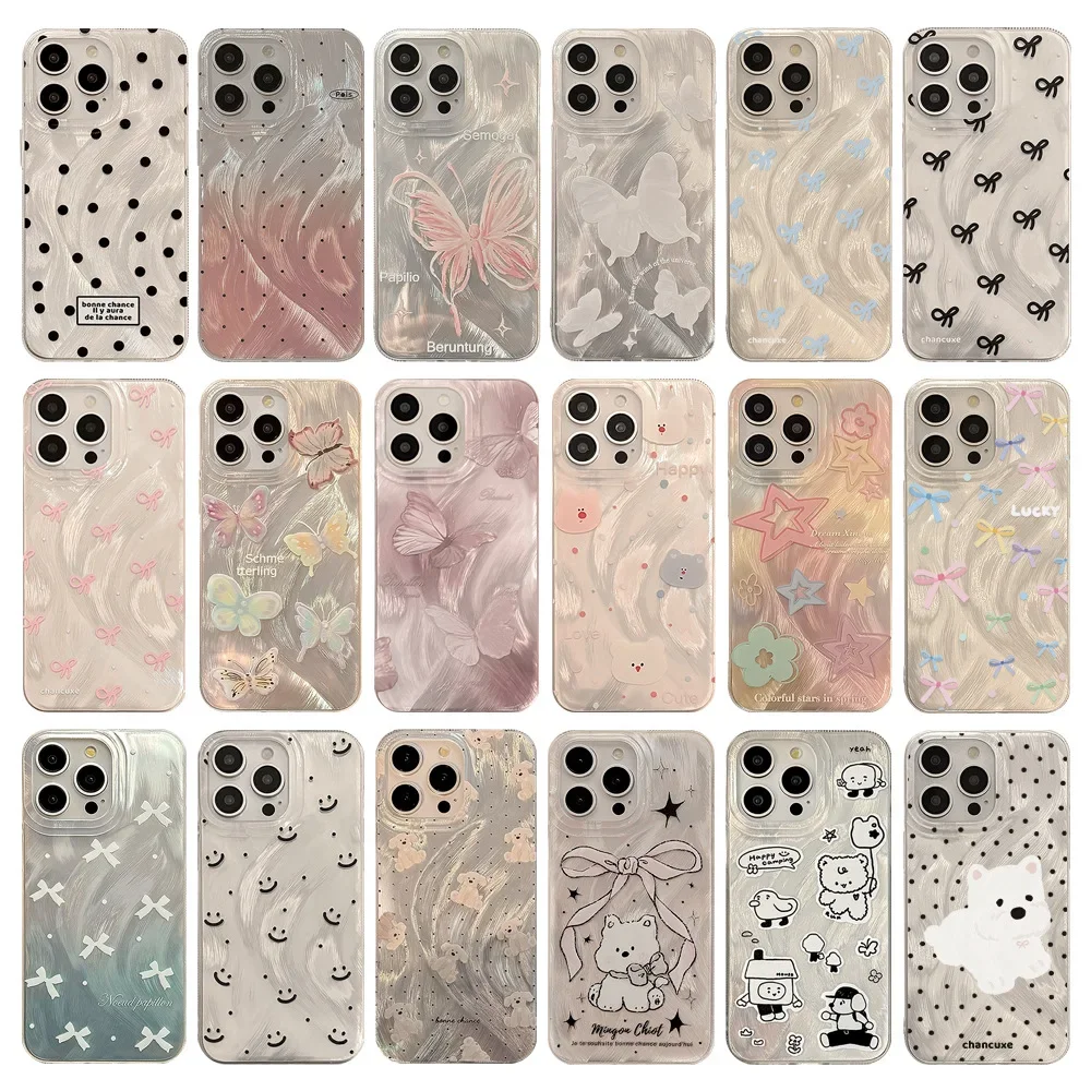 Down black polka dot For iPhone 16 15 14promax phone case Premium sense For iPhone 13 12pro 11 anti-fall tide