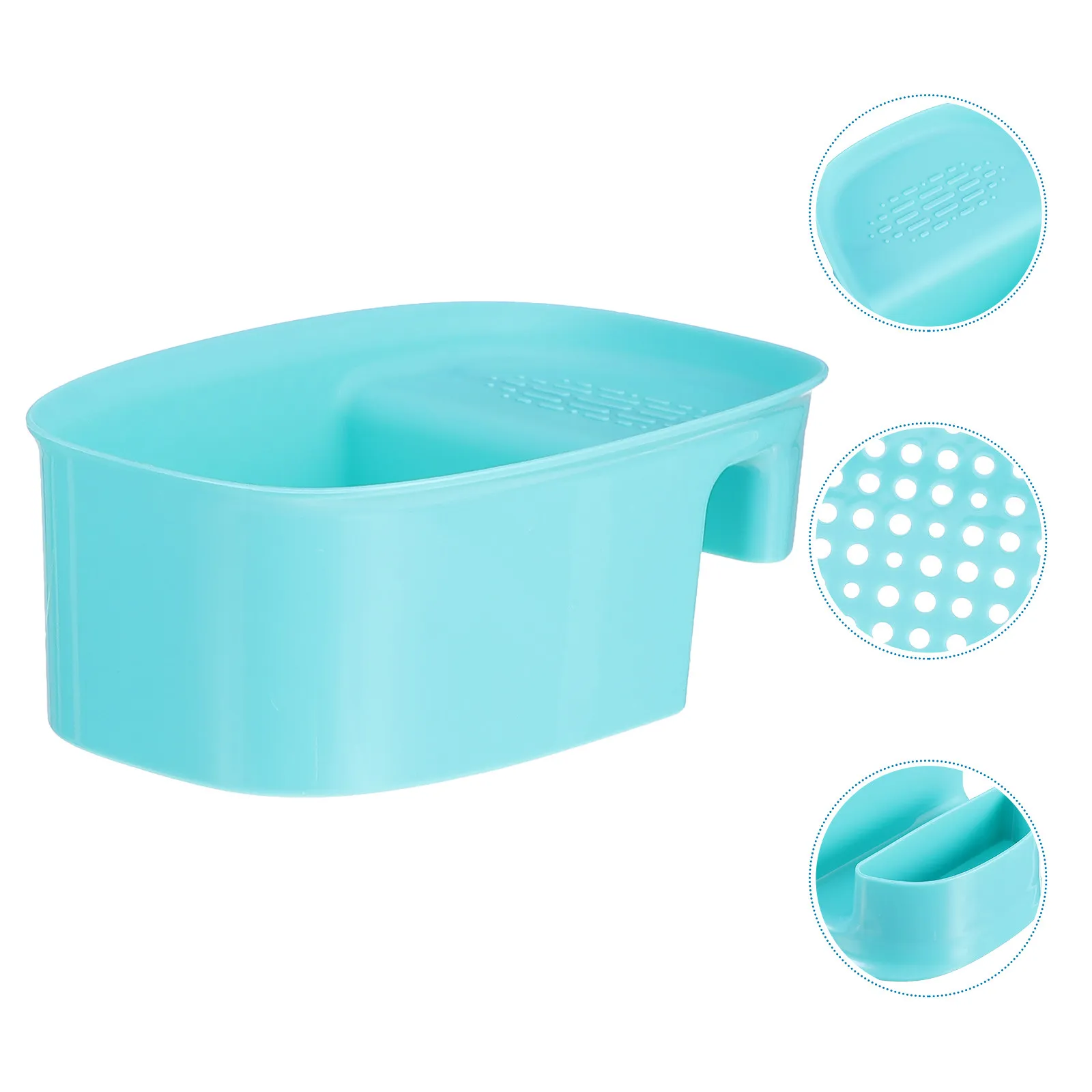 

Modern Compact Sink Drainer Rack for Kitchen Sink Storage Strong Load Bearing Ventilated Sponge Holder Drain Basket for Faucet