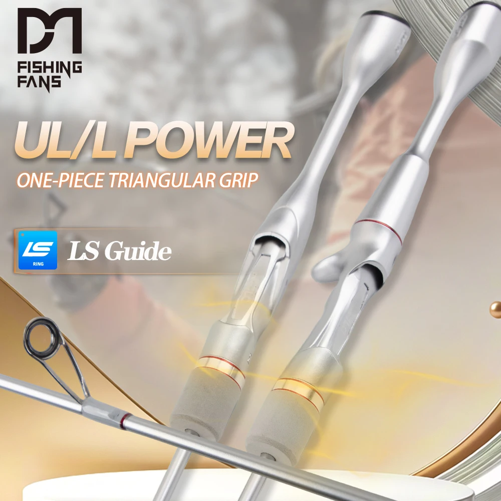 

Удочка FISHINGFANS ORCA 5' 5'6'' 6' 6'6'' UL L Power Carbon Solid Tip, 1-7г 2-12г, для ловли на приманку, для краппи, форели, легкая, ультралегкая удочка