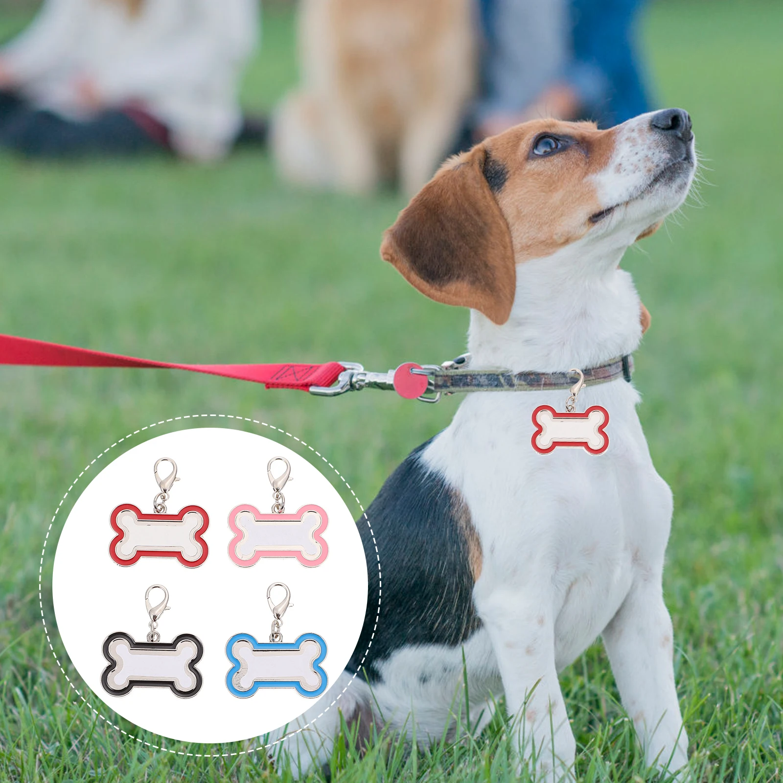 

Transfer Pet Dog ID Double Sided Stainless Steel Hanging Charm for Cats Dogs Polished Durable Sublimation for Pets
