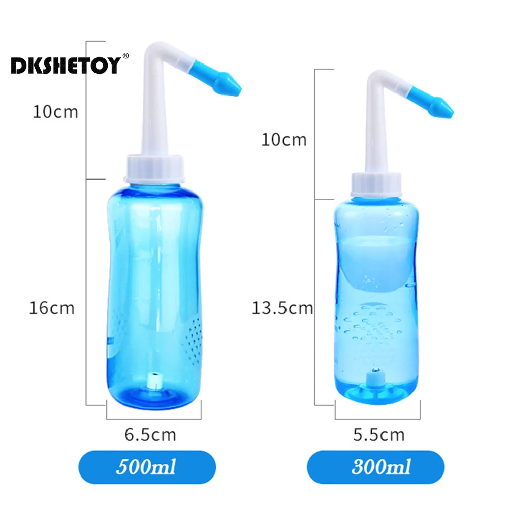 300/500ml Nasal Wash Cleaner Bottles Adults Children Nose Protector Rhinitis Nasal Washer Avoid Allergic Rhinitis Neti Pot