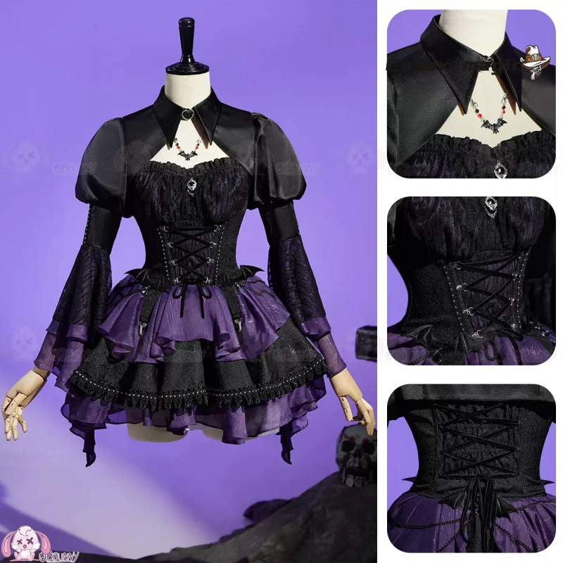 

Elizabeth Monster Cosplay Costume Uniform Halloween Party for Women Men Carnival Props