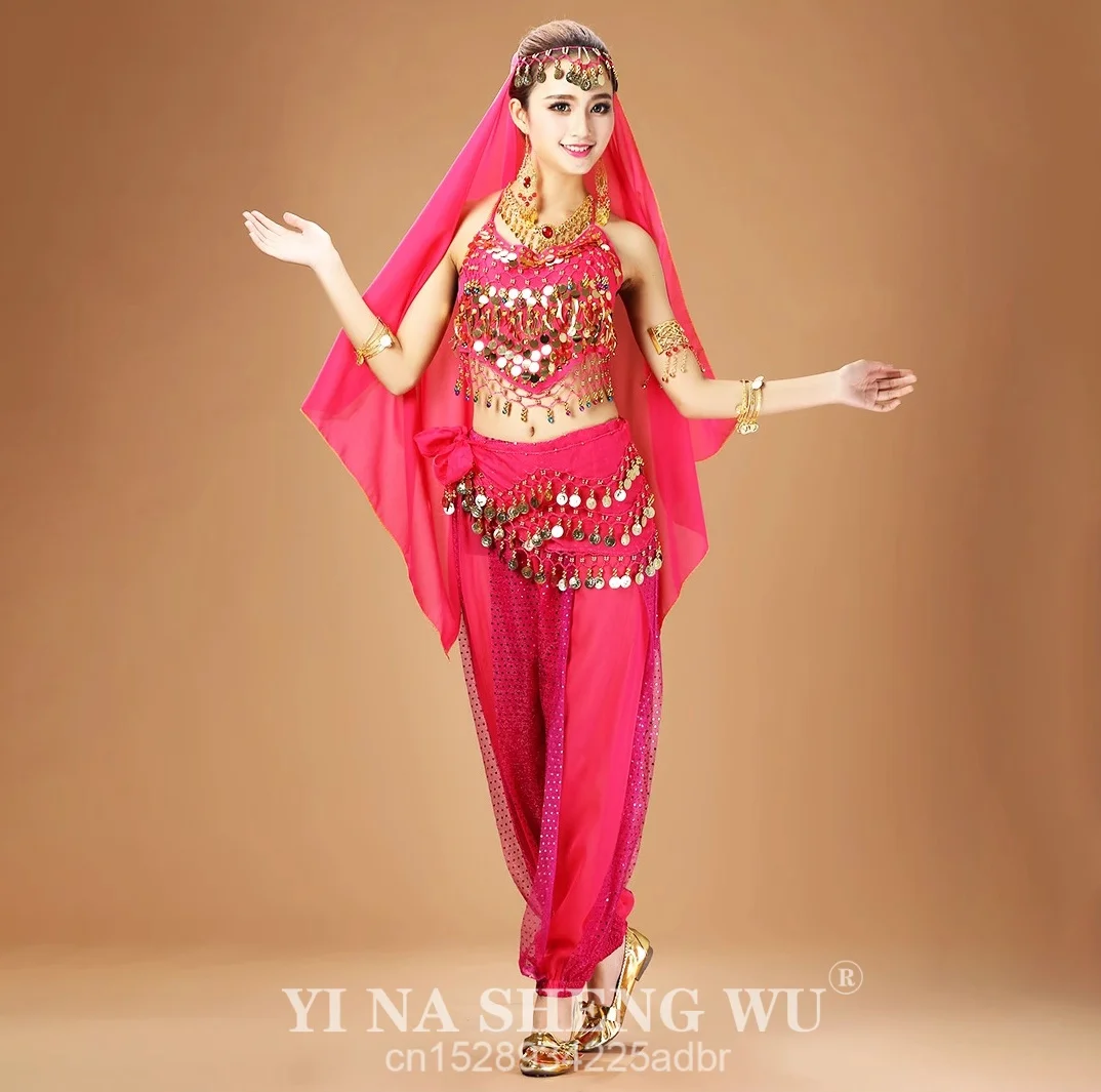 6 stks Buikdans Kostuums Te Koop Broek Vrouwen Bollywood Indiase Egyptische Buikdans Dans Plus Size Voor Volwassen Voor Vrouwen kostuum
