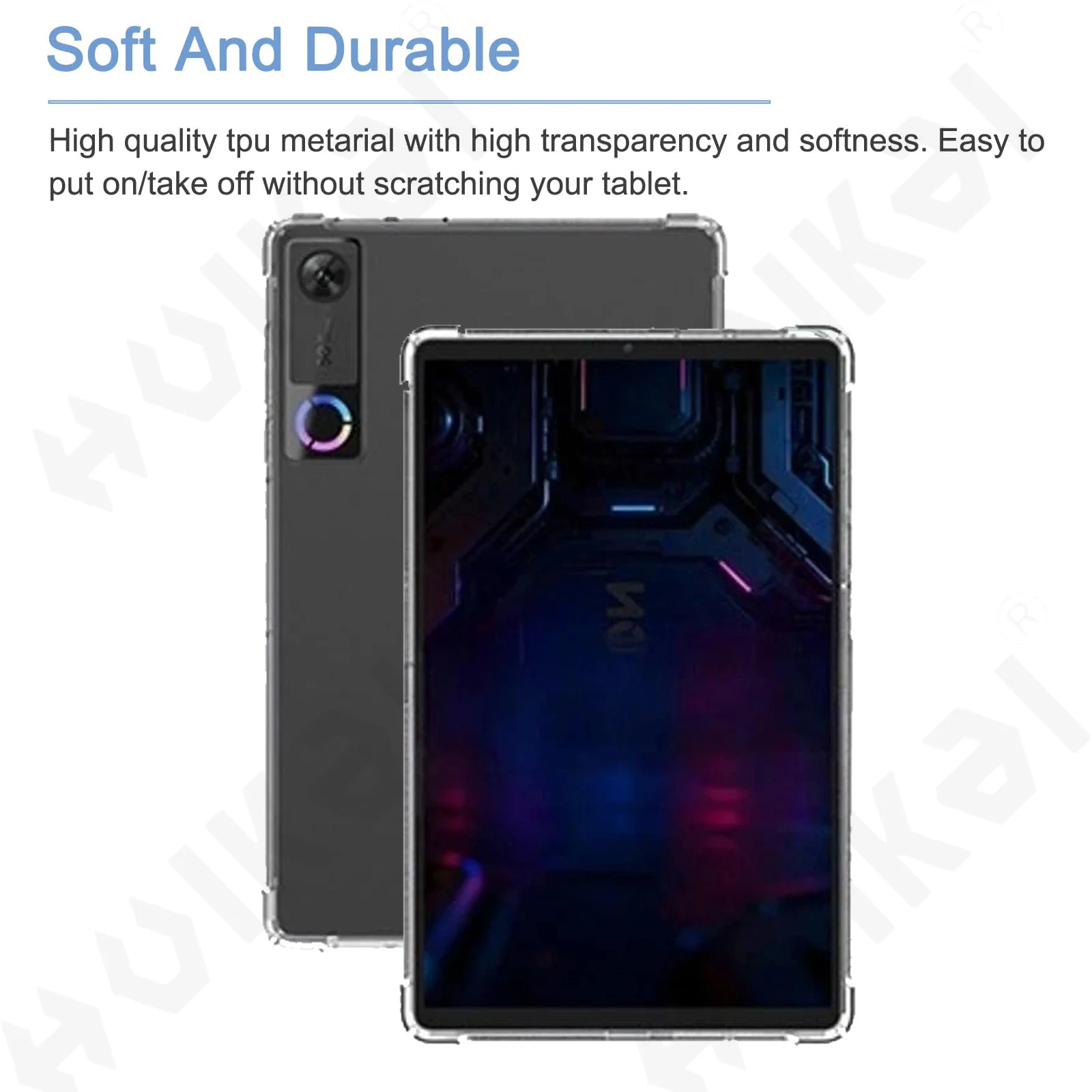 Case For Legion Gen 5 2026 8.8 inch/ For Legion Y700 5th 2026 With Transparent Back Slim TPU Clear Protective Cover Fundas