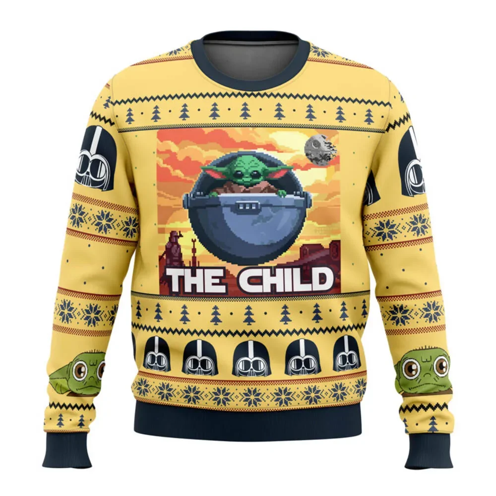 Alien Christmas Avatar Ugly Christmas Sweater 2025 Fashion Men's and Women's Hoodies Cartoon Anime Couple Hoodies Sportswear