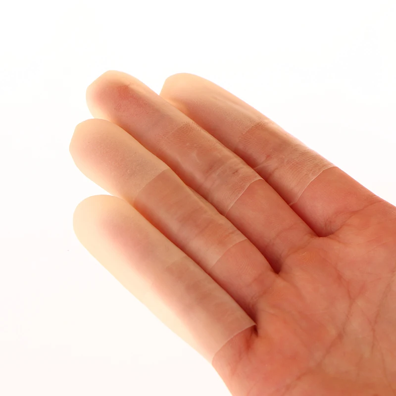 200/500pcs/pack Rubber Non-slip Anti-static Finger Cots Disposable Latex Finger Cover Fingertips Protector Gloves Nail Art Tool