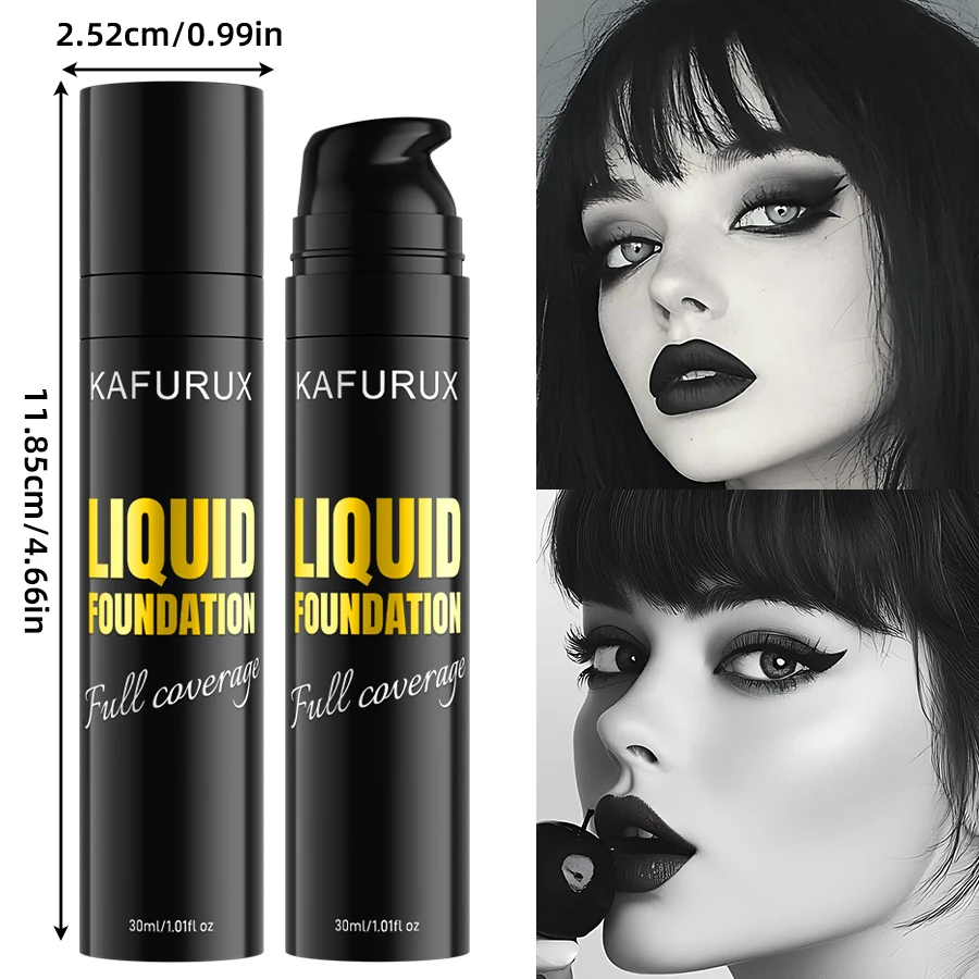 كريم أساس سائل أبيض نقي لهدايا مكياج كورية للوجه من COS، كريم أساس قابل للتعديل ومقاوم للماء