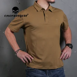 Emersongear Blue Label Sports POLO Shirt Quick Dry Soft Elastic T-Shirt Tshirts Outdoor Hiking Hunting Fishing Style Tops Tee