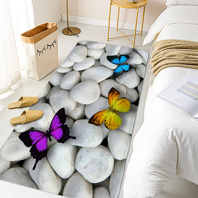 

Pebble Stone Sleeping Room Rug House Interior Entrance Mat Carpet for Living Room Non Slip Doormat Entrance Door Home Decoration