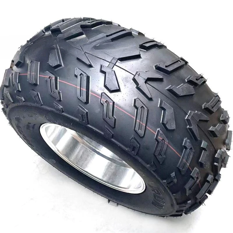 Four-wheel kart motorcycle ATV 23X7-10 22X10-10 Thickened RUN off-road tires Aluminum wheels