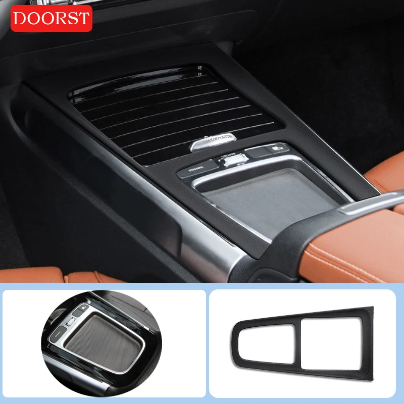 

Car Center Console Leather Style Panel Cover Trim Panel Frame Interior Acccessories For Mercedes Benz B EQA EQB Class W247