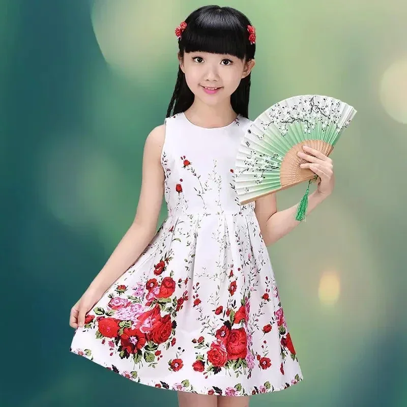 

Girl Dresses for 10-12 Years Old Party Cute Summer Dress Girls Fashion 2025 Girls Dresses for School Princess Prom Dress Flower