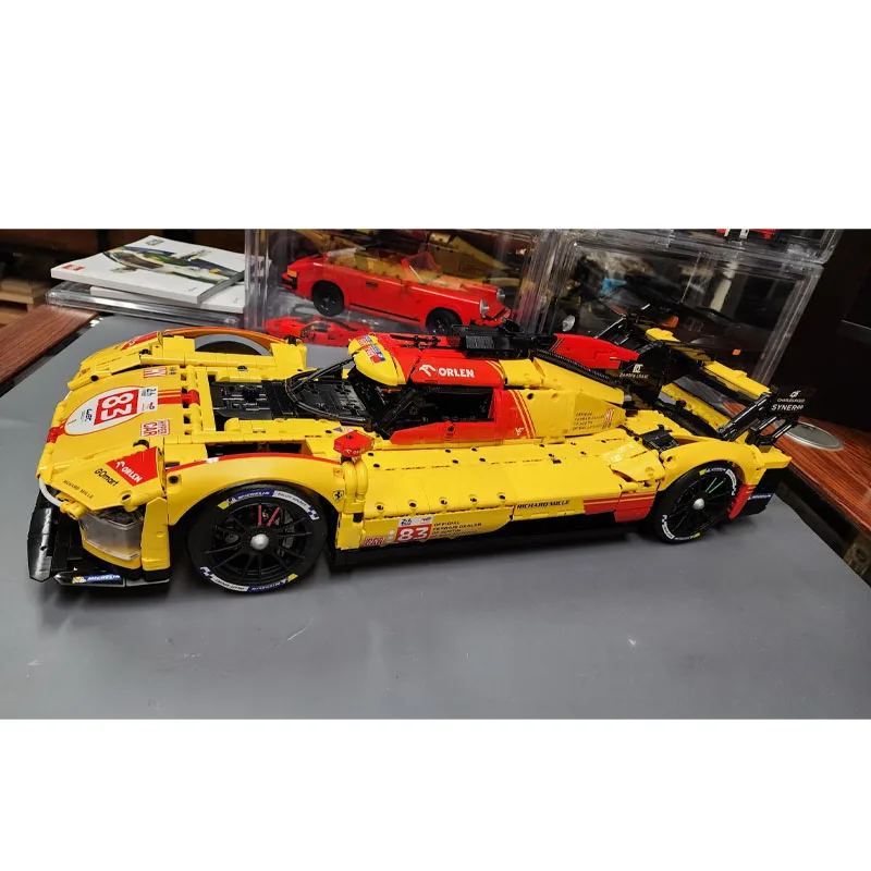 

MOC-185324New 499P Classic Supercar Racing Brick Model with Stickers3876PartsMOC Creative Boys Kids Birthday Building Blocks Toy