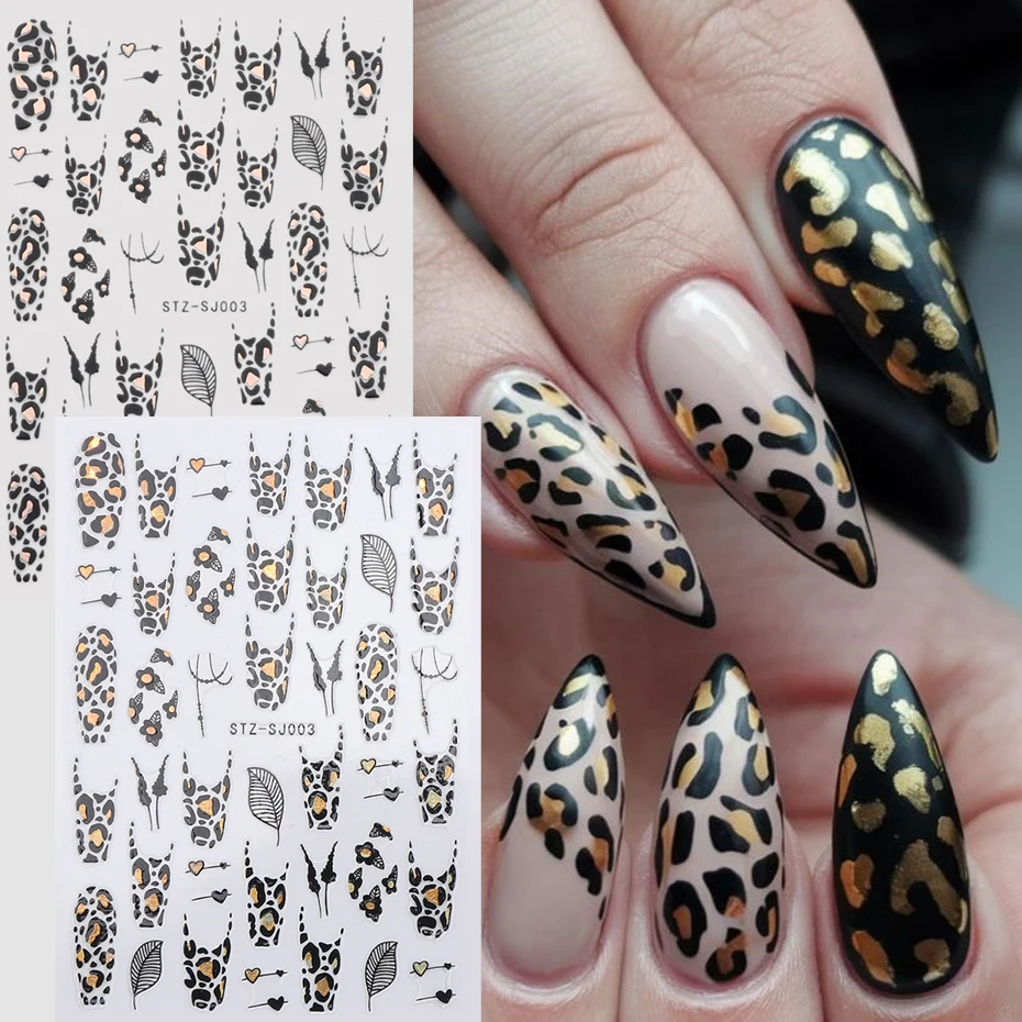 2 Pcs Black Gold Le…