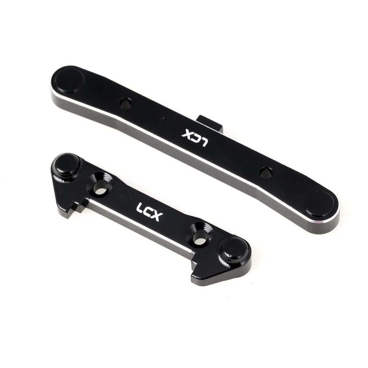 LCX Racing 1/10 RC Truck Aluminum Front Rear Pin Mount Cover Set for Losi Lasernut U4 Upgrades Parts Accessories