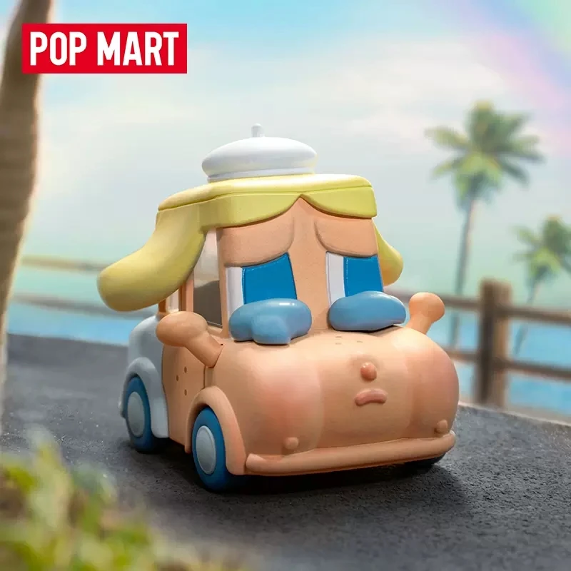 POP MART POPCAR Happy Weekend Series Blind Box Mystery Box Guess Bag Toys Doll Cute Anime Figure Desktop Ornaments Collection