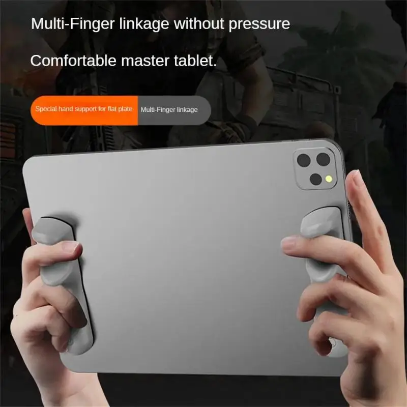 Silicone Handle Tablet Bracket For PUBG Mobile Game Gamepad Grip Holder Hand Rest For Ipad Pad Games Accessories