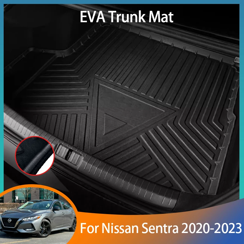 

For Nissan Sentra Sylphy B18 2023 2022 2021 2020 Car Trunk Mat Waterproof Protective Storage Pad Auto Accessories EVA Material