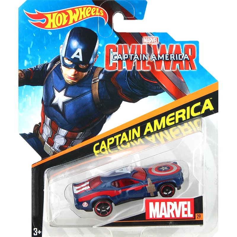 Hot Wheels Disney Marvel Street Fighter personaje clásico tema coche modelo de juguete para niños GCK28 juego sin radiocontrolado