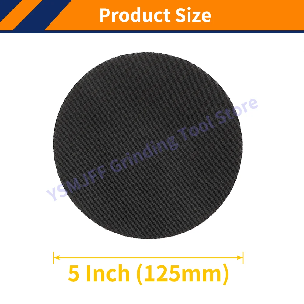 5PCS 5 Inch/6 Inch Sponge Sangding Disc Foam Hook & Loop Round Sandpaper 180-4000 Grit Foam Dry Wet Sponge Sandpaper for mirka