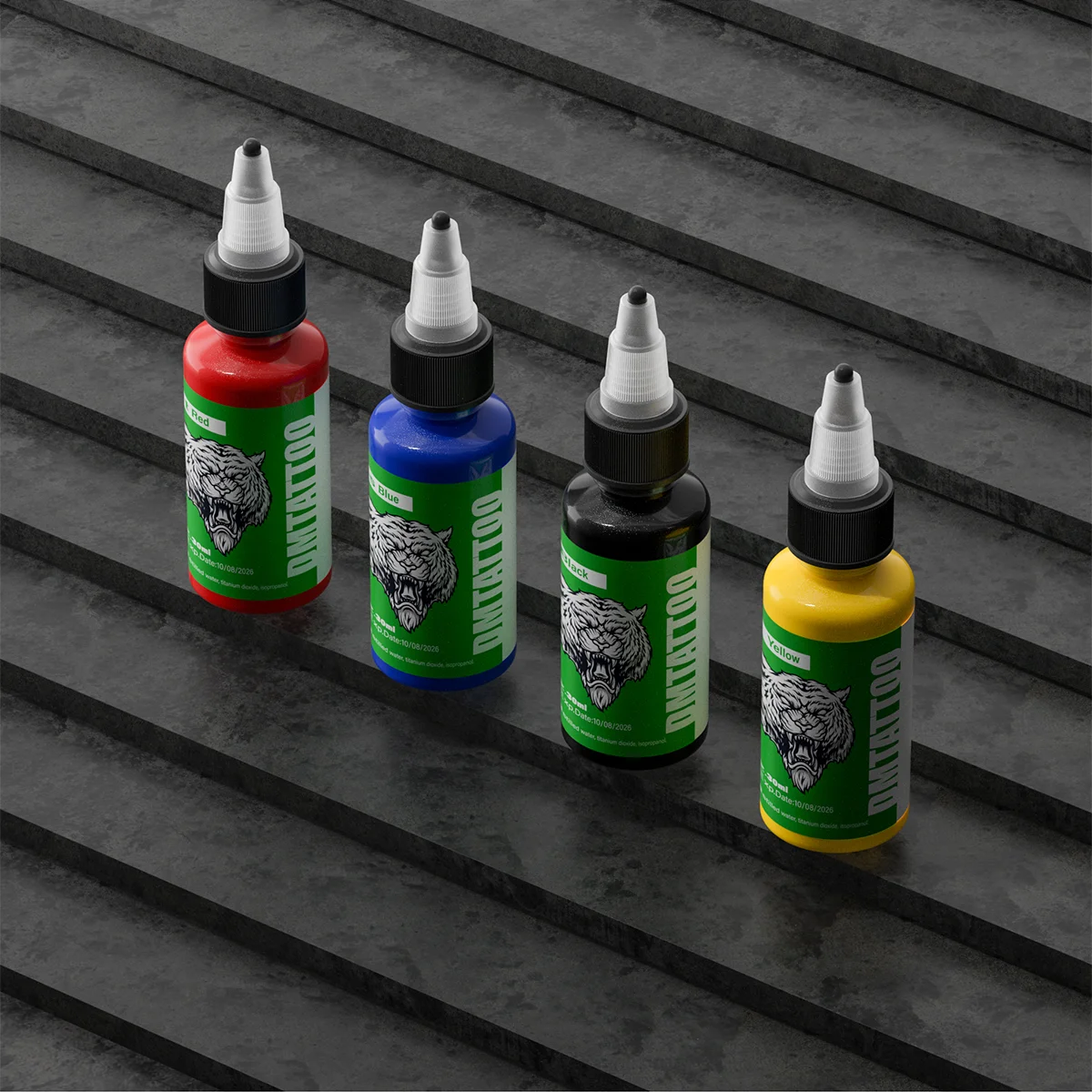30ml Tattoo Ink Set 14 Colors Pigment Professional DIY Natural Tattoo Pigment Permanent TattooInk Body Art Pigment Set