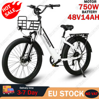 SAMEBIKE Electric Bike 750W Powerful Motor 48V14AH Lithium Battery City Commuting E-bike 26-inch Tire Mountain Electric Bicycle
