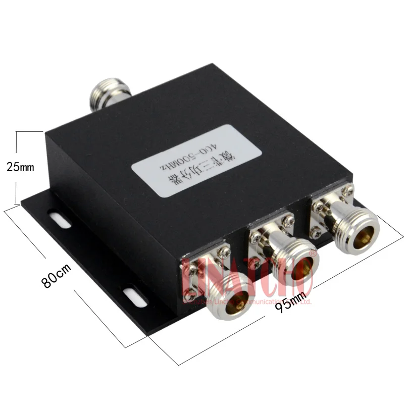 Microstrip 450MHz RF UHF CDMA Radio Repeater 3 Ways Antenna Power Splitter 400-500MHz divider