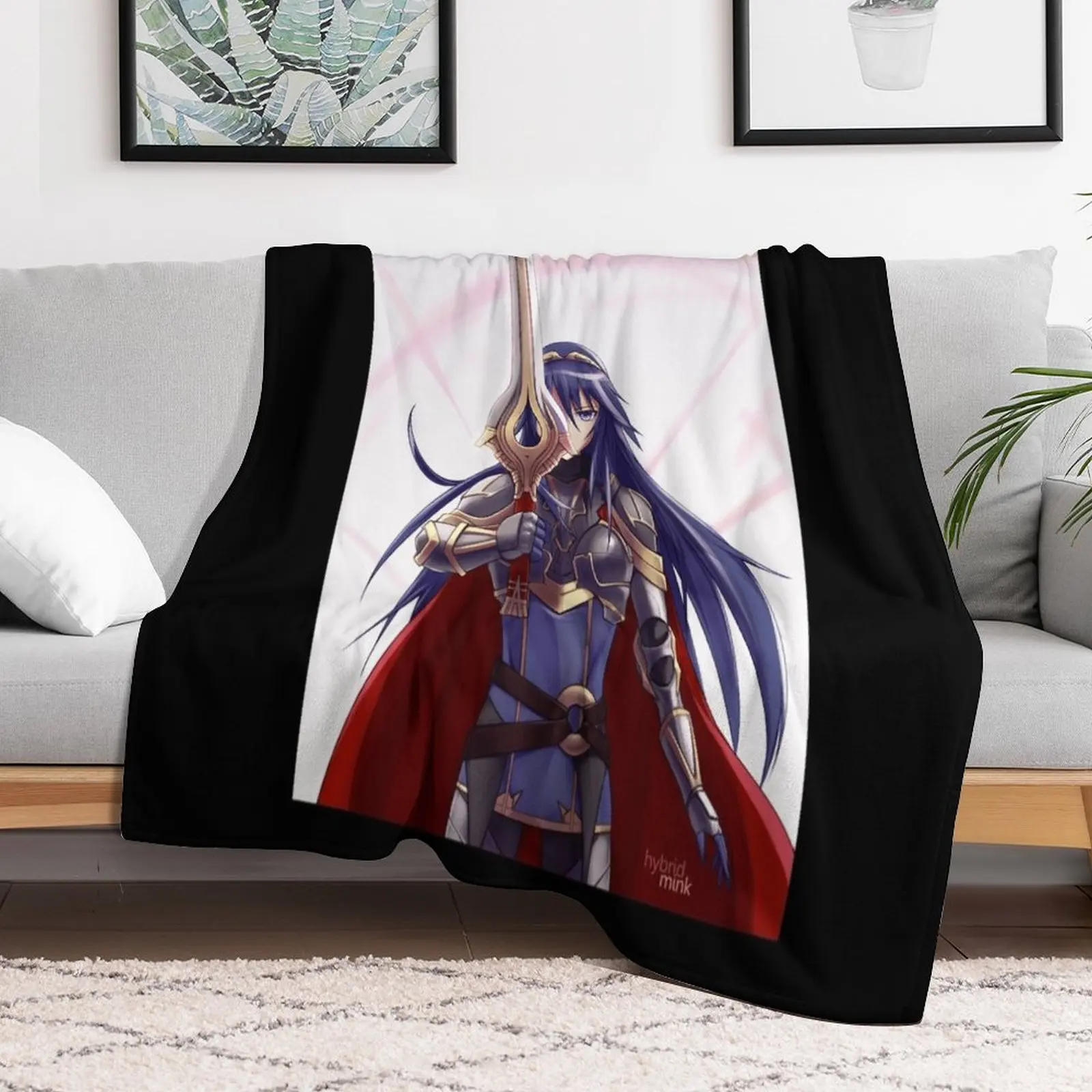 

Lucina Classic . Throw Blanket Furry funny gift Baby Blankets Bed Vintage funny gift Blankets