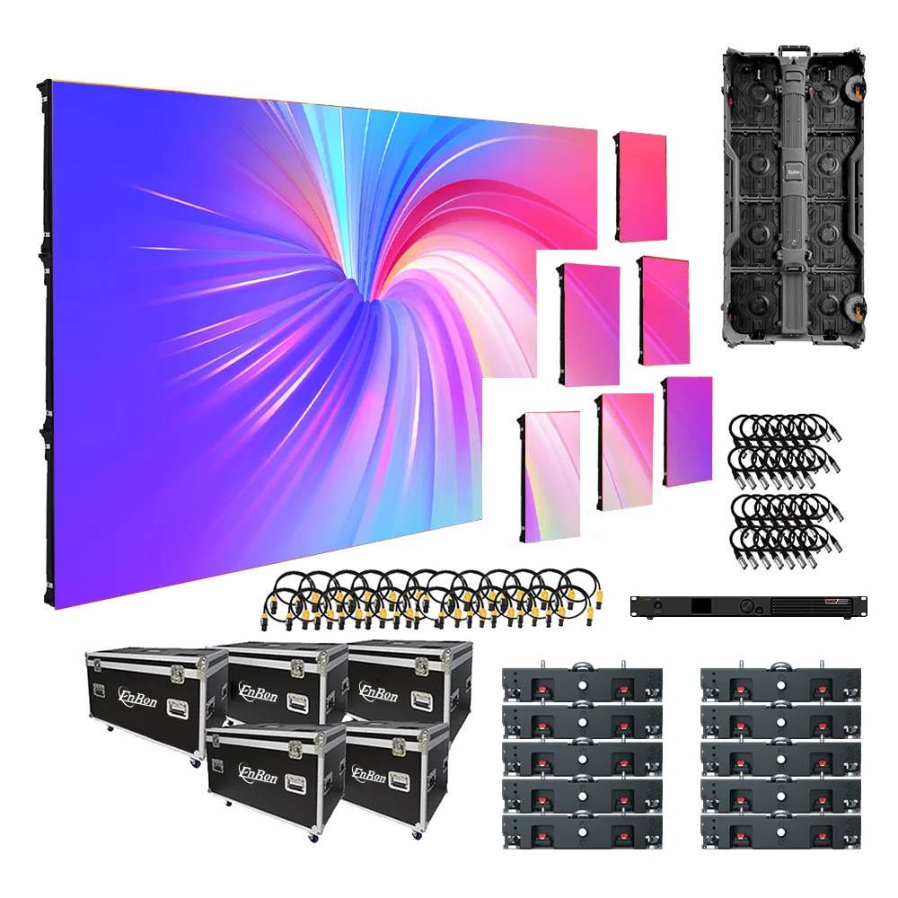 

P2.6 P2.9 P3.91 P4.81 Full HD Indoor And Outdoor Stage Rental For Concert LED Display Screen 500x1000mm Video Wall Panels