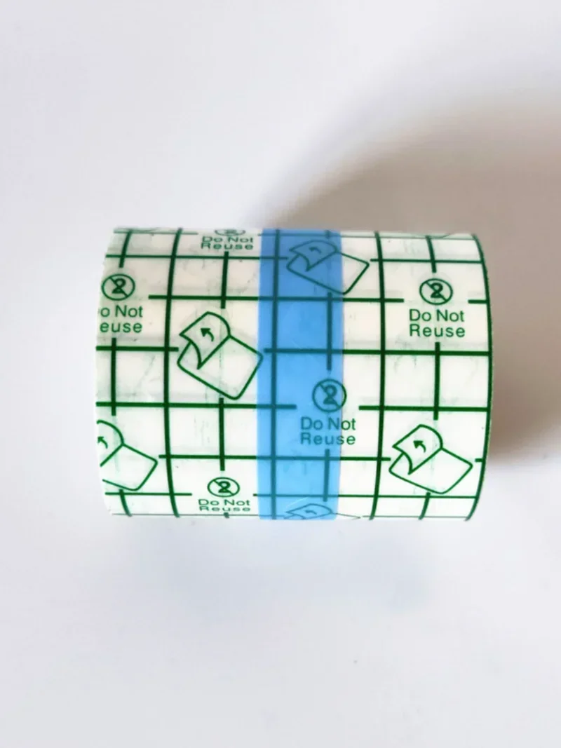 5cmX5m กันน้ําโปร่งใสเทปฟิล์ม PU Medical กาวพลาสเตอร์ Anti-allergic Wound Dressing เทป First Aid Kit Band Aids