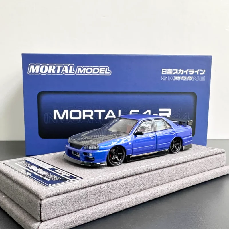 

MORTAL MODEL Diecast 1:64 Scale Skyline ER34 Alloy Car Model Collection Ornaments Static Display Toys Gift