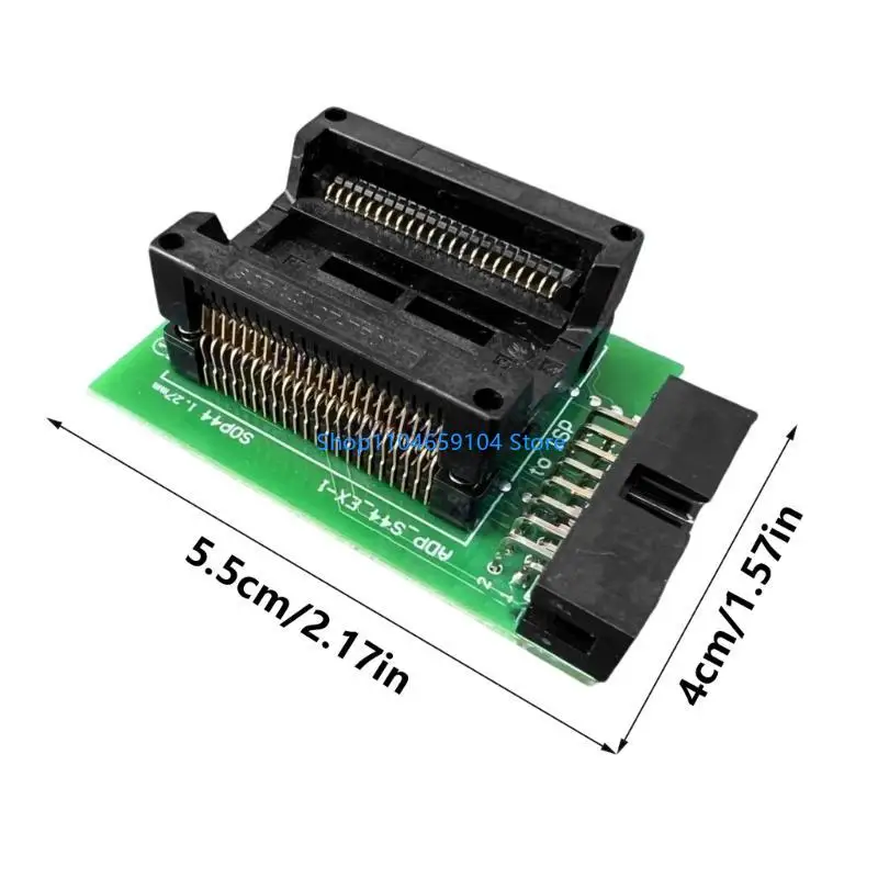 ADP_S44_EX-1/SOP44-Adapter, nur zur Verwendung auf T48 (TL866-3G)-Programmierern für PSOP44/SOP44/SOIC44-ICs,