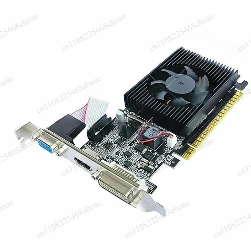 Half Height Blade Computer Graphics Card GT610 GT210 1G GT730 4G GT750 2G DDR3 Small Chassis Bright Color Low Profile GPU