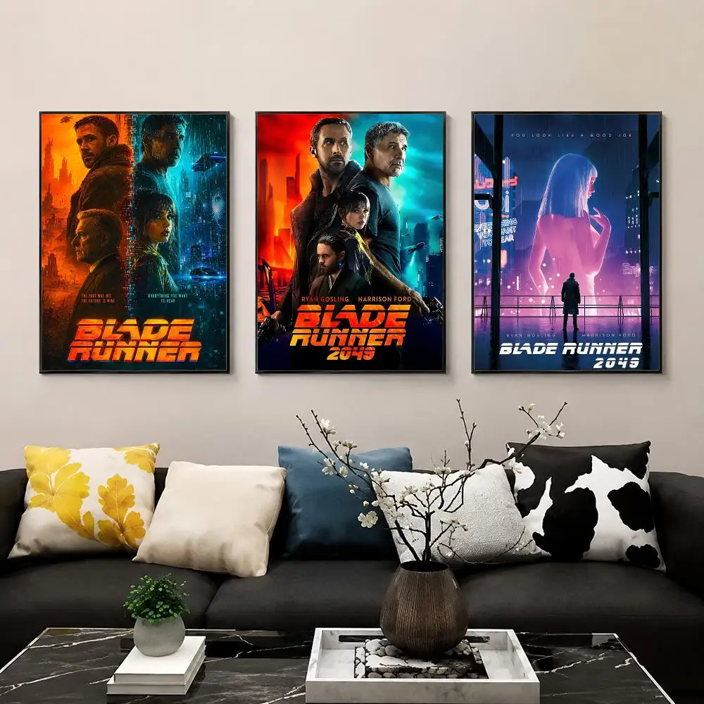 B-Blade R-Runner Poster HD Poster Wall Art Print for Bedroom Living Room Office Bar Modern Aesthetic Home Decor