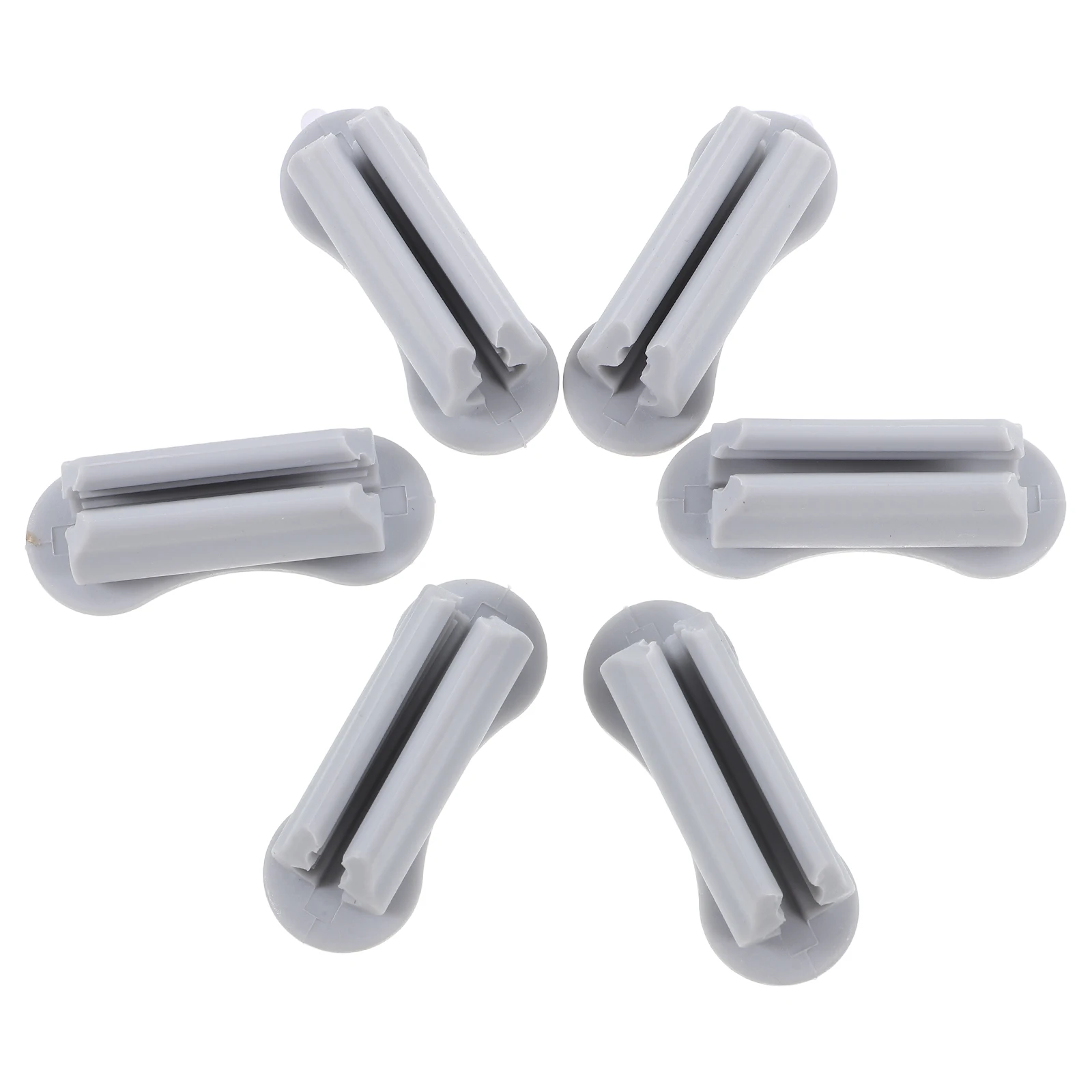 Ganizer de bolígrafos de silicona duradero, accesorios de escritorio adhesivos, bonito portalápices para escritorio, oficina, aula, suministros para estudiantes, 6 uds.