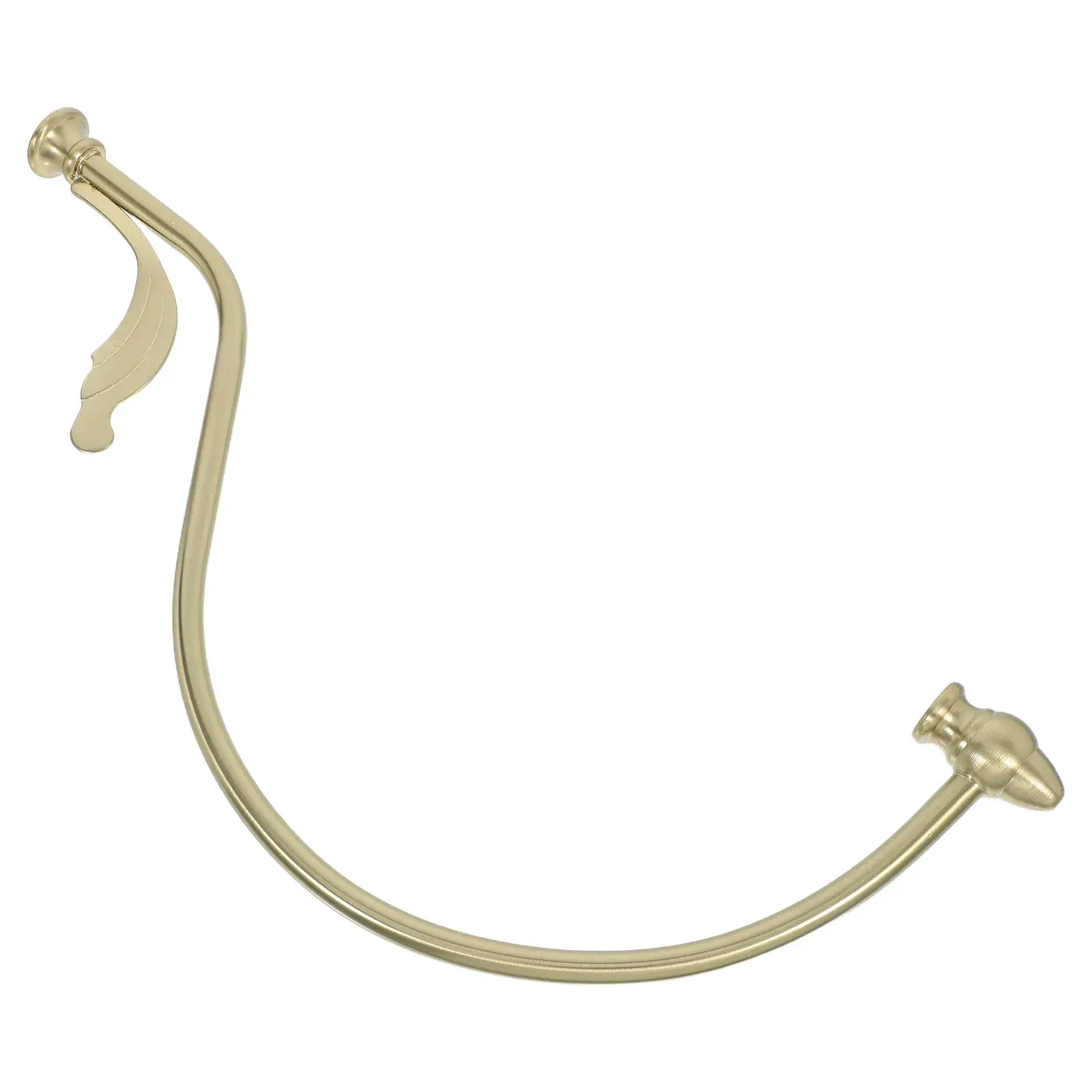 Table Lamp Accessory for Diy Projects Curved Stem Floor Repairs Fittings Hardware Golden Accessories down Rods