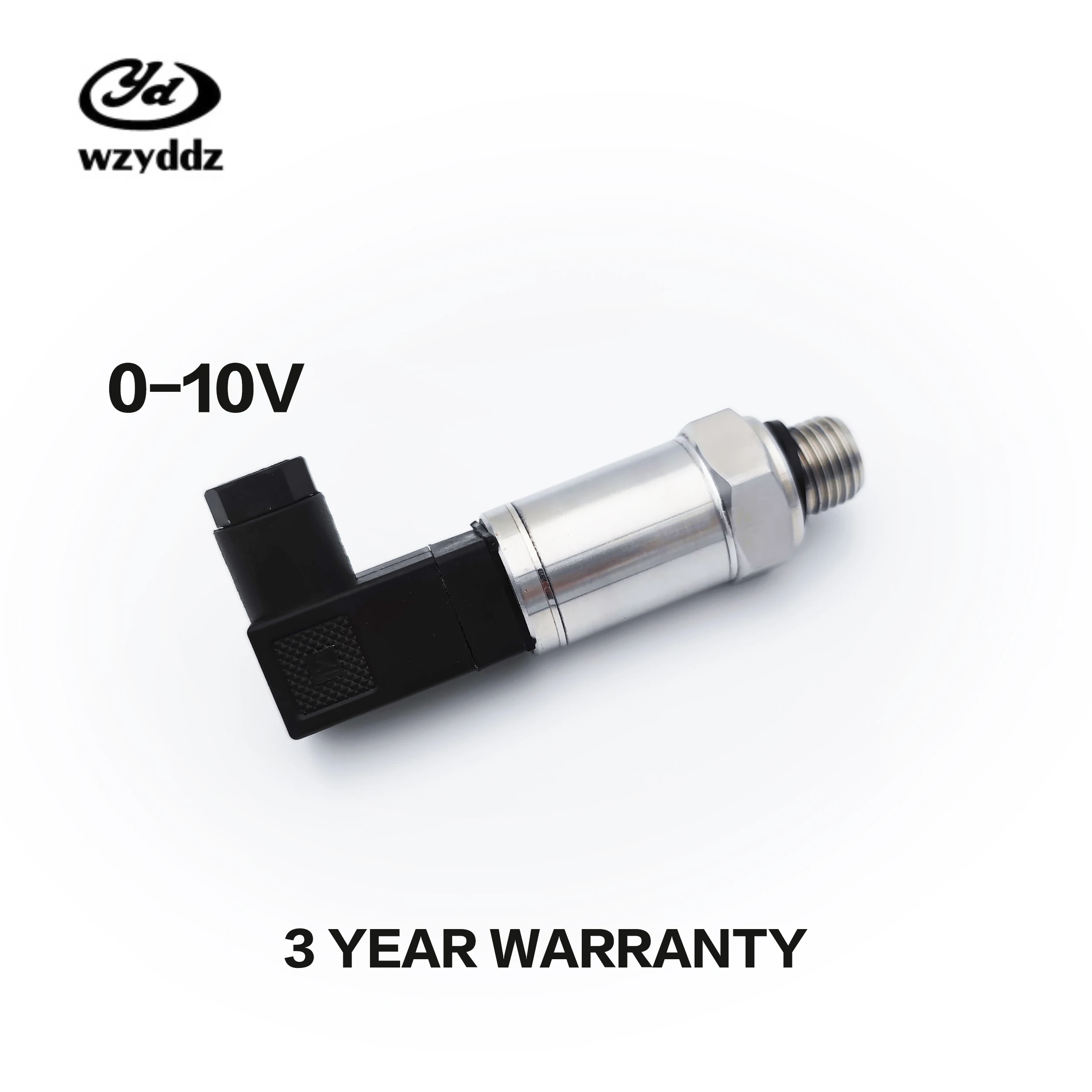 Transmissor de pressão g1/4 12-36v 0-10v 0-600bar opcional sensor de transdutor de pressão de ar do combustível do óleo de água de aço inoxidável