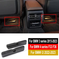 BMW 3 4 시리즈 G20 F30 F34 F33 F36 I3 뒷좌석 콘센트 인테리어 액세서리 용 자동차 에어 벤트 커버 그릴