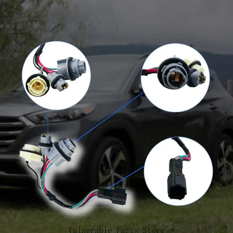 D0UC Tail Light Lamp Socket Harness Presaction Laillight Socket Socket Auto Auto Aportory Easy For 2016-2018